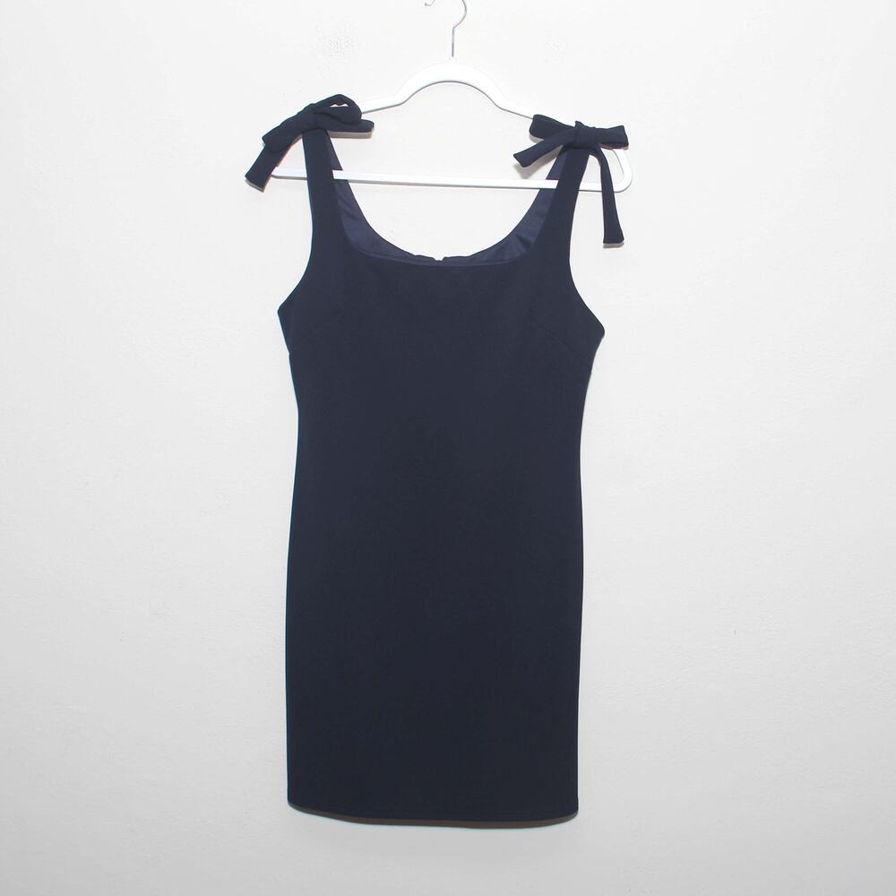 Altar’d State Black Mini Dress Size Large Tie shoulder straps